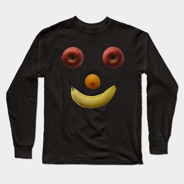 Fruit Face Long Sleeve T-Shirt by jandavies